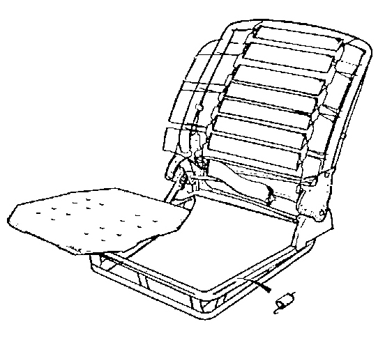 Front Seat Frame & Diaphragm